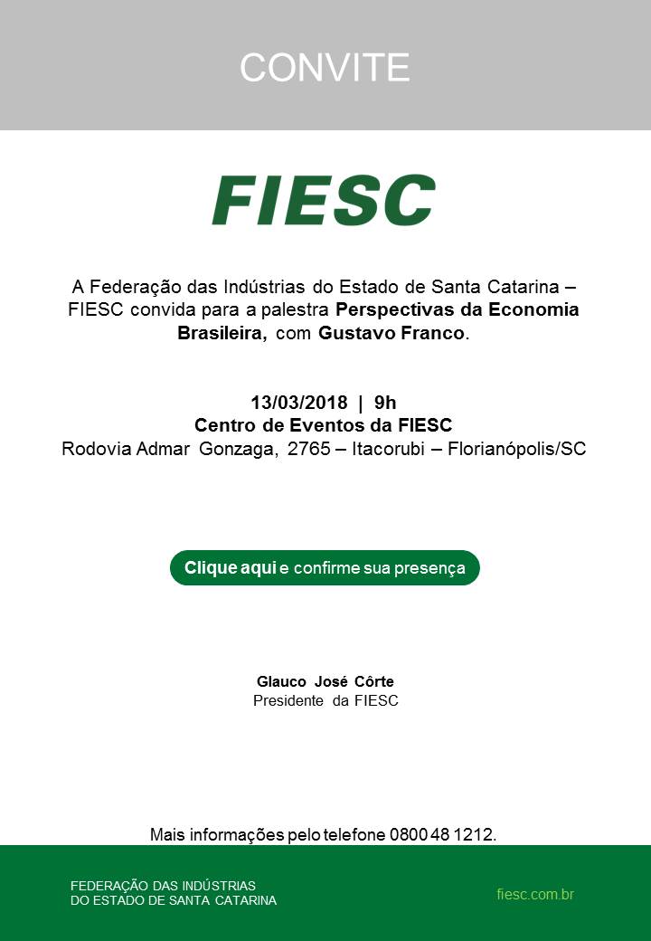 Palestra Perspectivas da economia brasileira com Gustavo Franco