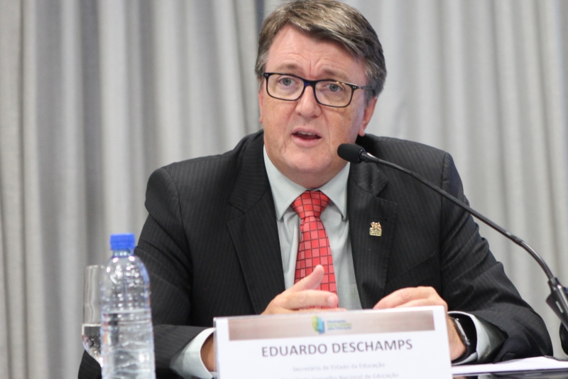 Eduardo Deschamps, secretário de educação e presidente do Conselho Nacional de Educação. Foto: Filipe Scotti