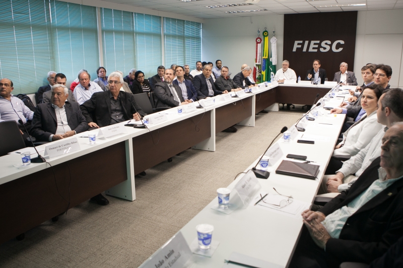 Lançamento do Conselho, nesta quarta-feira (17), teve a participação de representantes do setor produtivo e da sociedade civil (foto: Filipe Scotti)