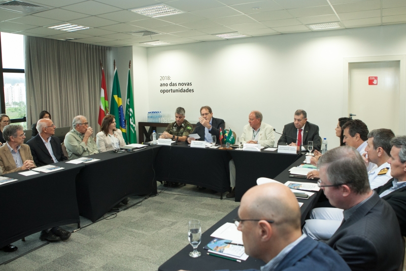 Reunião foi realizada nesta quinta-feira (29), em Florianópolis (foto: Filipe Scotti)