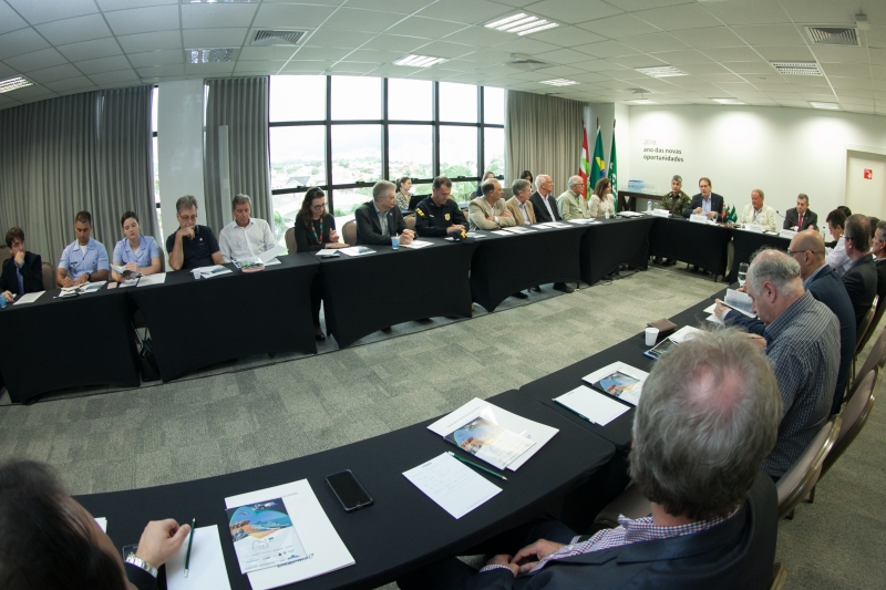 Reunião foi realizada nesta quinta-feira (29), em Florianópolis (foto: Filipe Scotti)