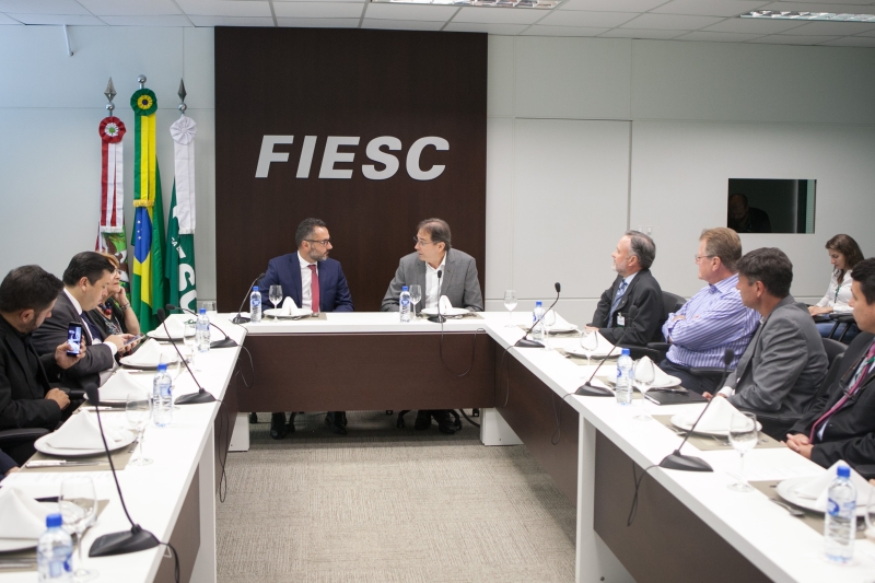 Encontro foi realizado na FIESC, nesta terça-feira (15), em Florianópolis (Filipe Scotti)