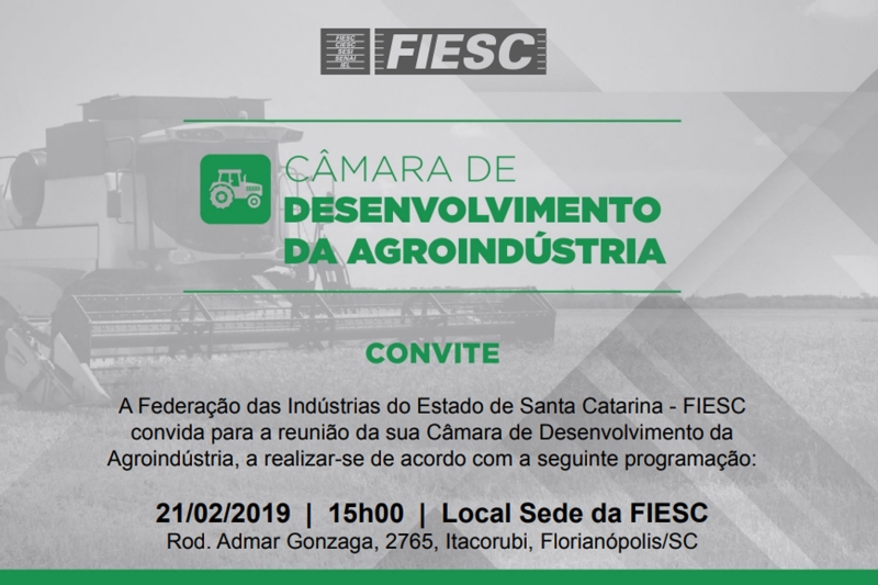Reunião será nesta quinta-feira (21), em Florianopolis