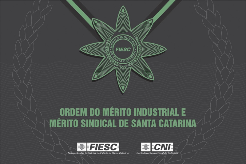 Nesta sexta-feira (24), FIESC realiza solenidade da Ordem do Mérito Industrial