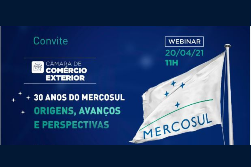 AO VIVO, às 11h: Live aborda os 30 anos do Mercosul