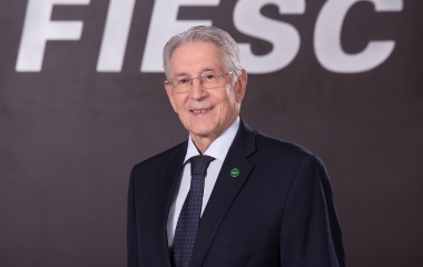 Presidente da FIESC, Glauco José Côrte (Foto: Marcus Quint)