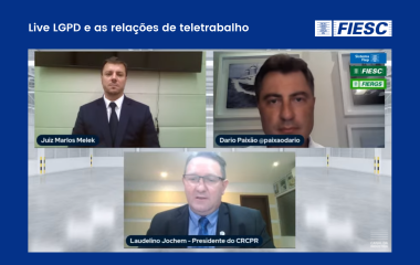 Live foi promovida pela FIEP, FIESC e FIERGS.
