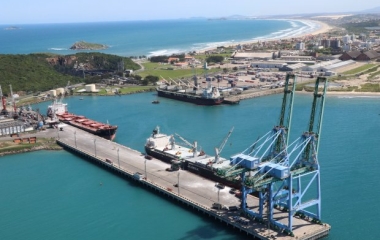 Porto de Imbituba (foto: divulgação SCPar Porto de Imbituba) divulgar SCPar)