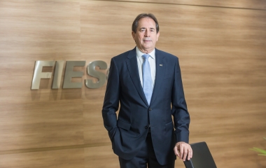 Presidente da FIESC, Mario Cezar de Aguiar (foto: Marcos Campos)