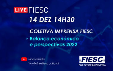 Encontro será presencial com transmissão pelo YouTube
