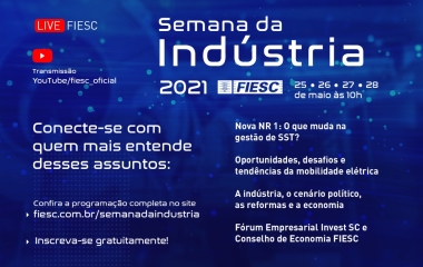 Semana da Indústria se inicia nesta terça-feira com eventos virtuais