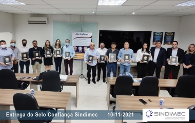 21 empresas recebem Selo de Confiança Sindimec