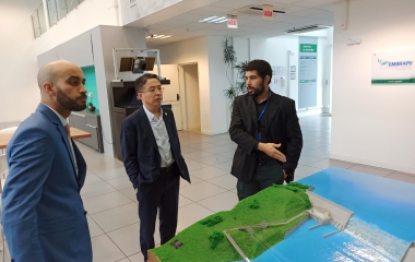 Universidade chinesa visita Instituto SENAI de Sistemas Embarcados