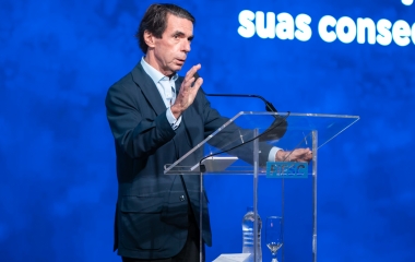 Aznar: Momento de turbulência exige proteção à livre iniciativa e ao livre comércio
