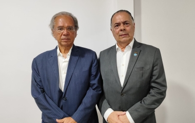 FIESC recebe ex-ministro Paulo Guedes durante eventos em Caçador