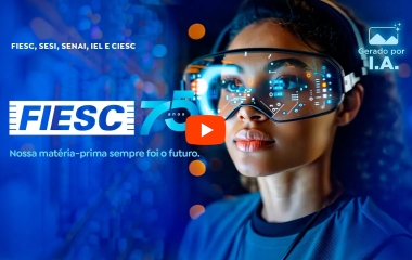 FIESC comemora 75 anos com foco no futuro da indústria