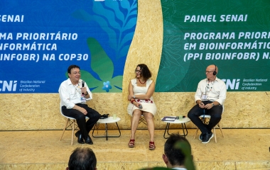 Com participação do SENAI, programa de bioinformática é lançado na COP30 pelo MCTI