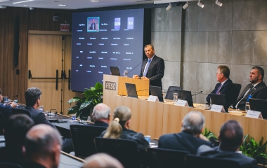 Líderes do executivo e do legislativo participam da reunião de diretoria da FIESC