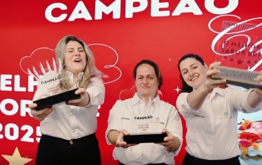 Rede de restaurantes do SESI/SC é destaque em evento da MBRF em Curitiba