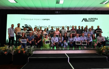 Aurora premia cooperados por ganhos de desempenho