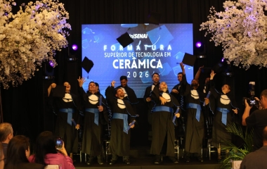 UniSENAI e Portobello formam 1ª turma do curso superior de Tecnologia em Cerâmica