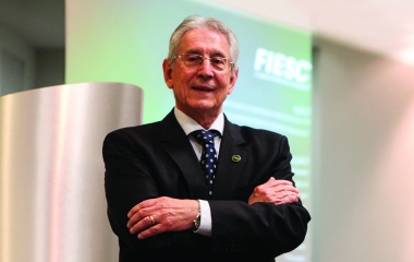 Presidente da FIESC, Glauco José Côrte (Foto: Heraldo Carnieri)