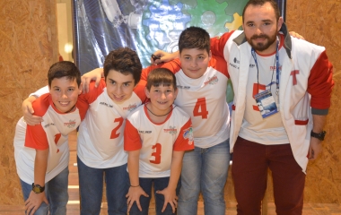 Equipe de Brusque representará SC na etapa nacional da Olimpíada Brasileira de Robótica (Foto: Fabiano Bachmann)