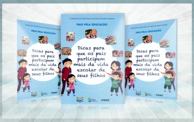 Cartilha produzida pela FIESC é uma das ações da campanha Pais pela Educação