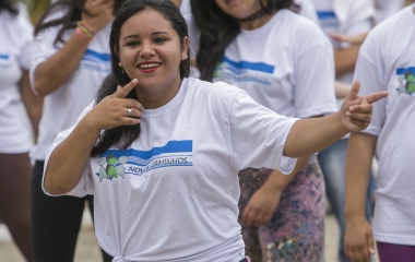 Estefani Chaves já fez vários cursos por meio do Novos Caminhos e agora quer cursar mecânica automotiva no SENAI (Foto: Fernando Willadino)