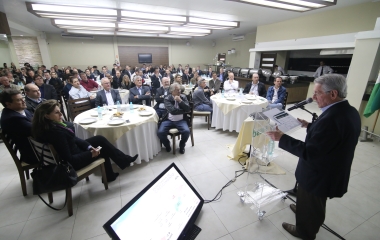Empresário catarinense passa por dificuldade, mas não se deixa abater, afirmou Côrte (foto: Júnior Duarte)