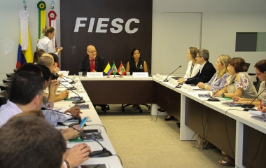 Reunião foi realizada na FIESC, na tarde desta quinta-feira (3), em Florianópolis (foto: Filipe Scotti)