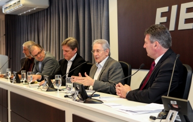 FIESC abordou a questão da infraestrutura, com um material detalha as obras necessárias para a região nos próximos 10 anos. (Foto: Heraldo Carnieri)