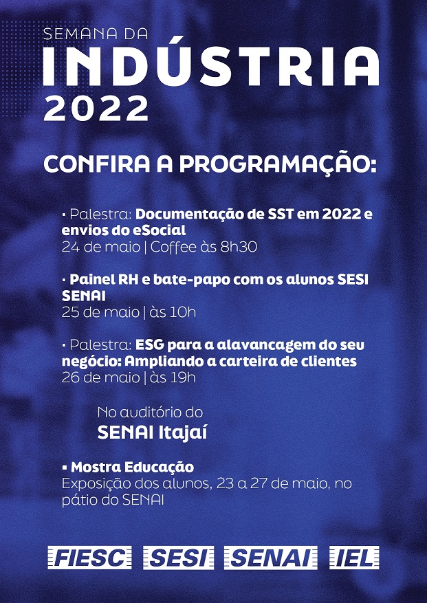 Semana da Indústria - Foz do Rio Itajaí - 2022