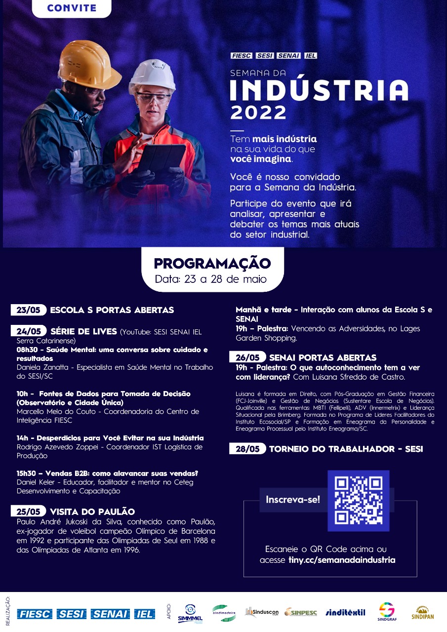 Semana da Indústria - Alto Vale do Itajaí e Serra Catarinense - 2022