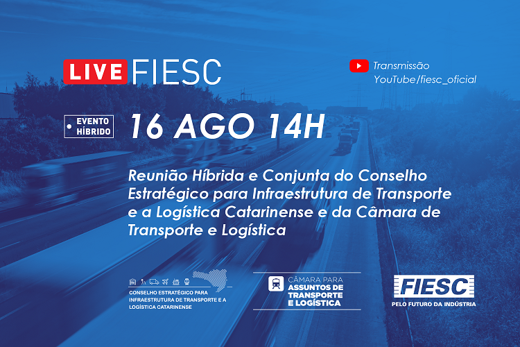 Reunião Híbrida e Conjunta do Conselho e da Câmara de Transporte e Logística da FIESC