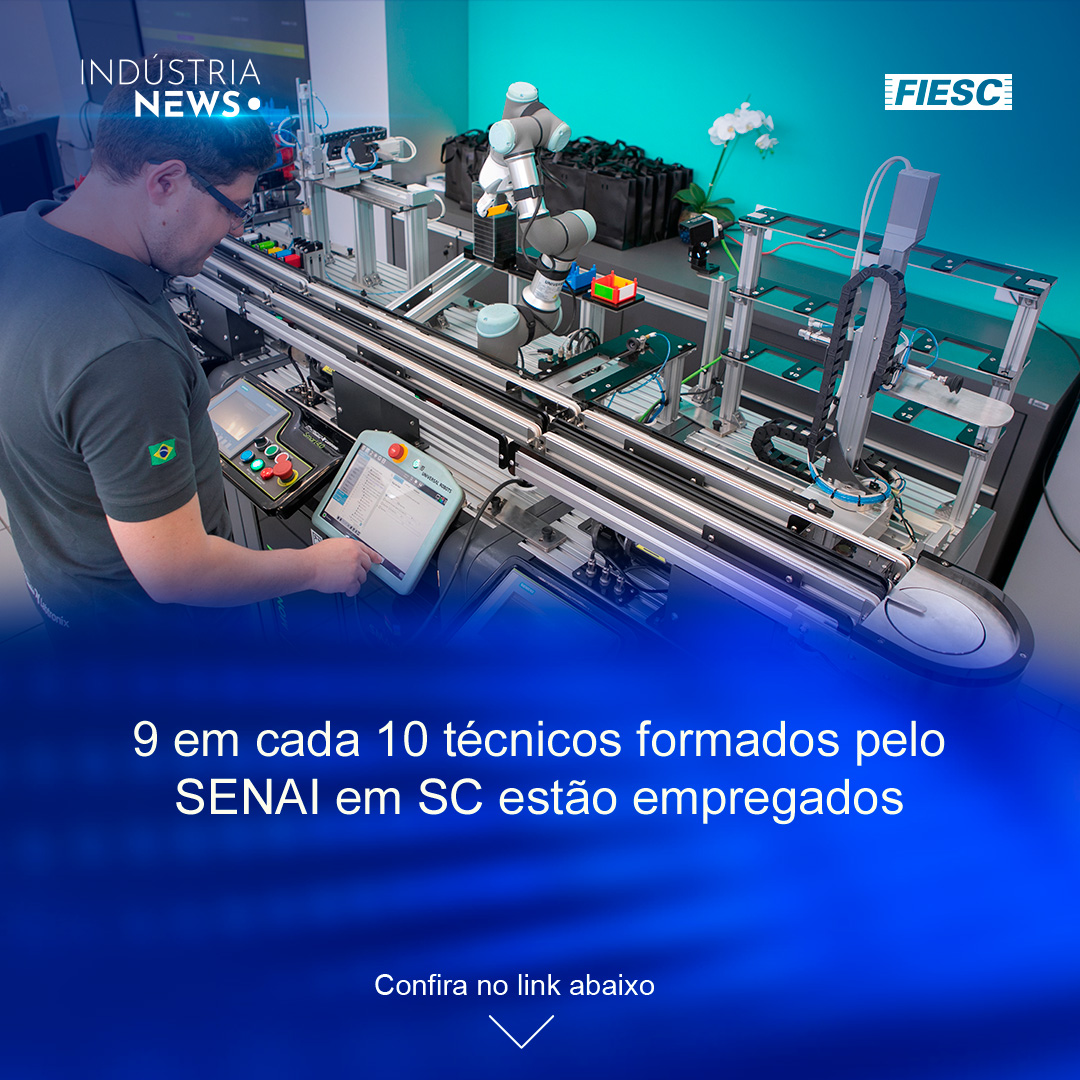 90% dos técnicos formados no SENAI estão empregados; Portobello inaugura fábrica nos EUA