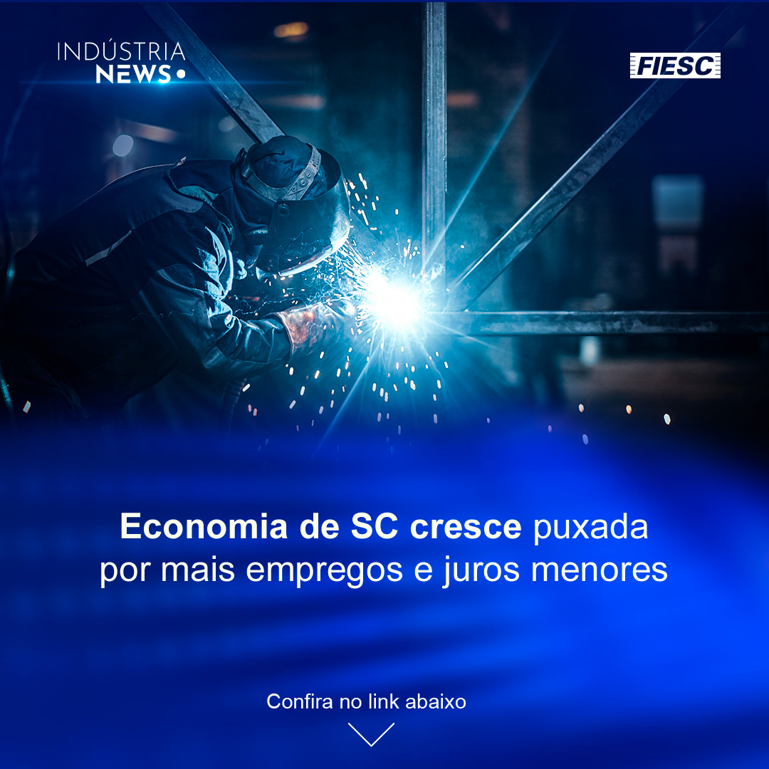 Economia de SC cresce acima da brasileira em janeiro | Industrial catarinense retoma a confiança