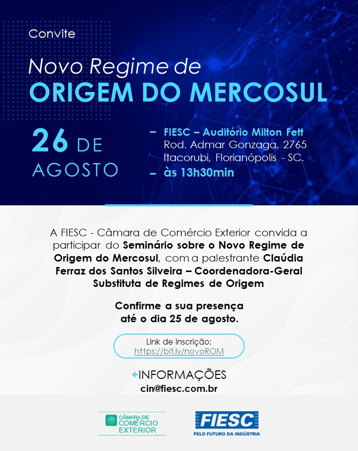 Seminário de Novo Regimento de Origem Mercosul