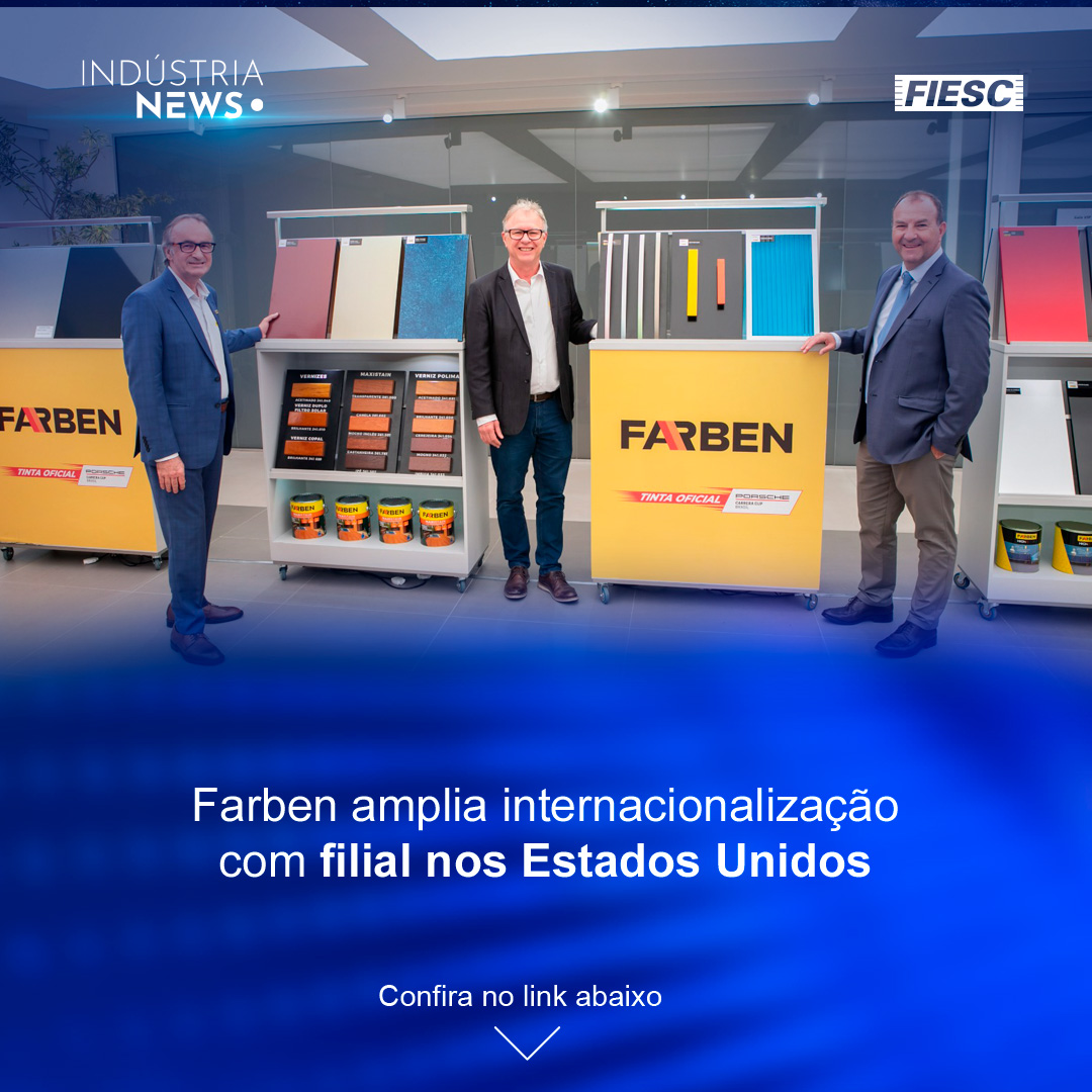 Farben amplia internacionalização com filial nos Estados Unidos