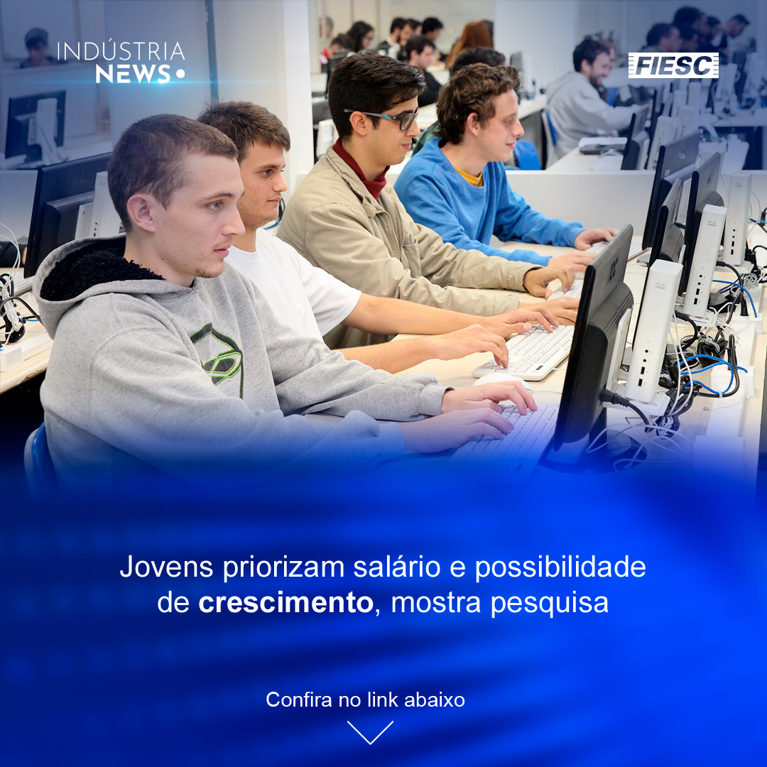 Jovens priorizam salário e possibilidade de crescimento, mostra pesquisa