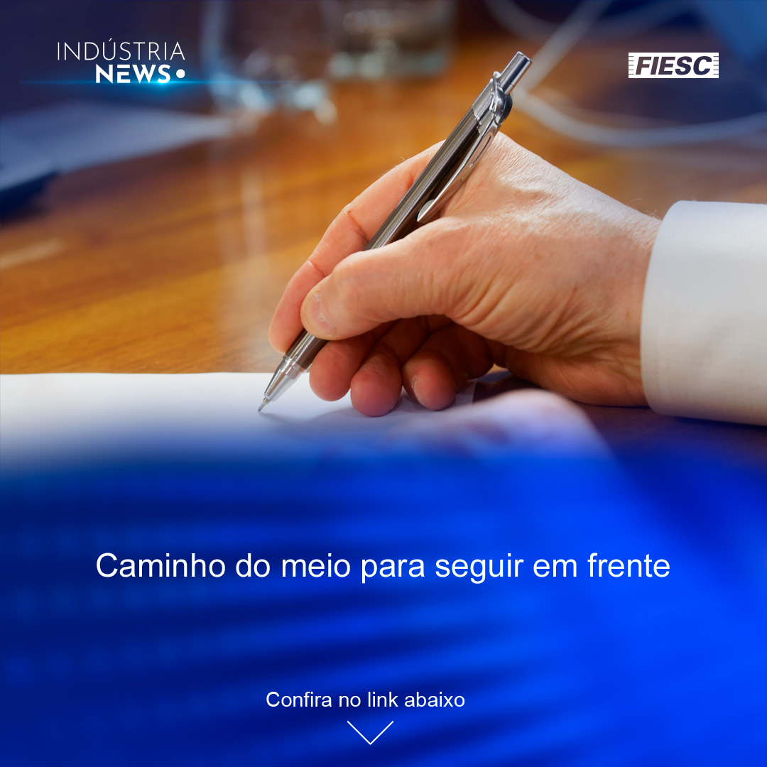 Caminho do meio para seguir em frente