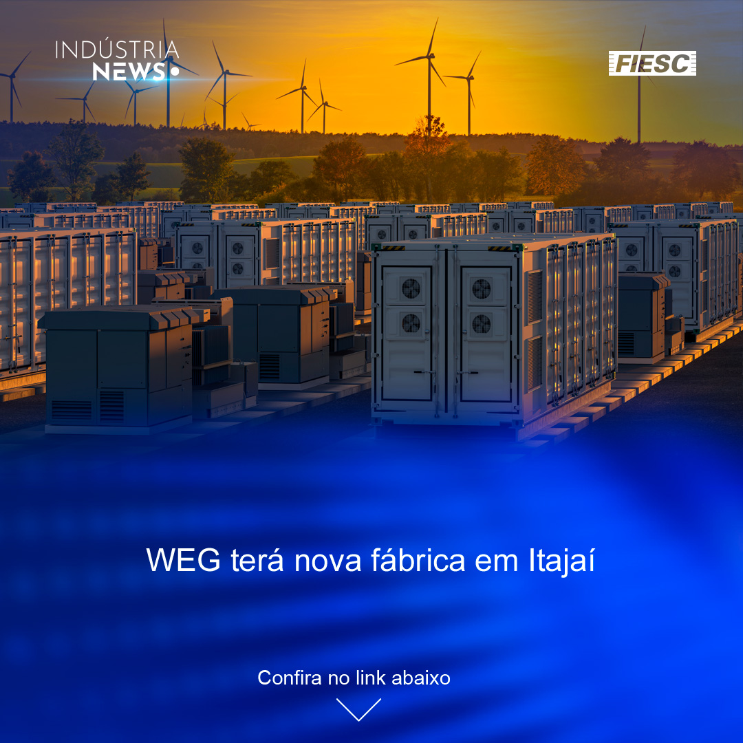 WEG terá nova fábrica em Itajaí