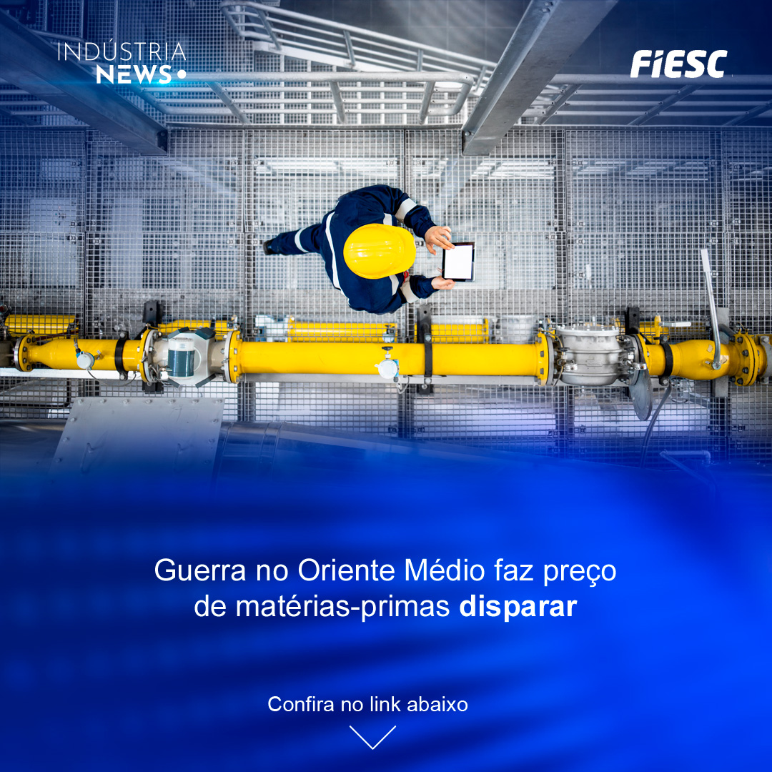 Guerra no Oriente Médio faz preço médio de matérias-primas disparar