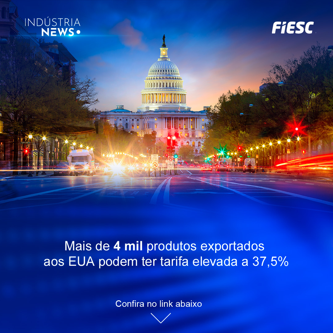 Mais de 4 mil produtos exportados aos EUA podem ter tarifa elevada a 37,5%