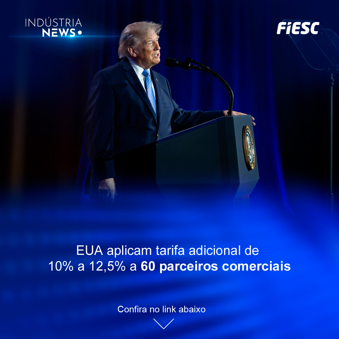 EUA aplicam tarifa adicional de 10% a 12,5% a 60 parceiros comerciais