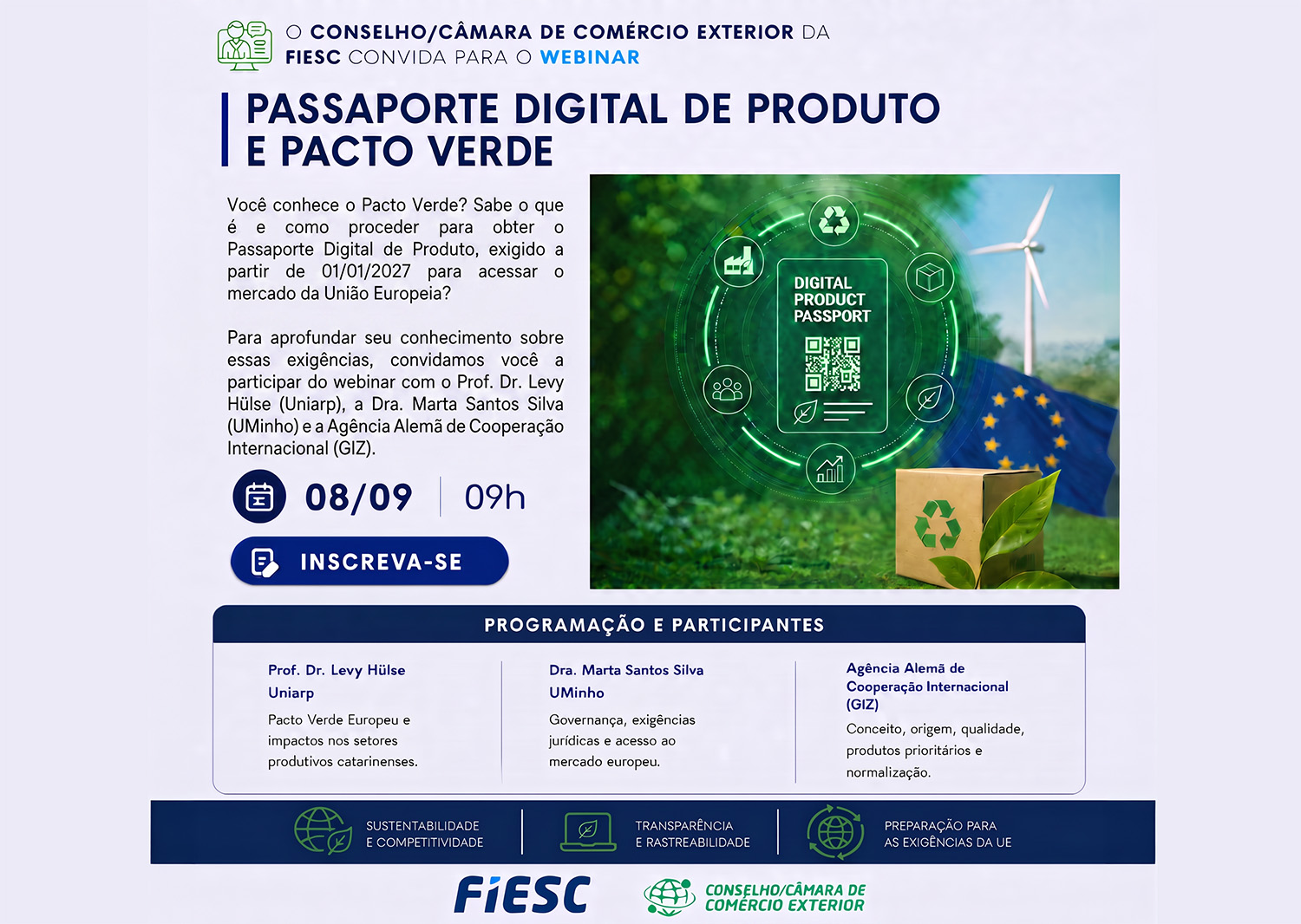 WEBINAR: Pacto Verde e Passaporte Digital do Produto