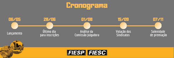 Cronograma 5° Prêmio Melhores Práticas Sindicais