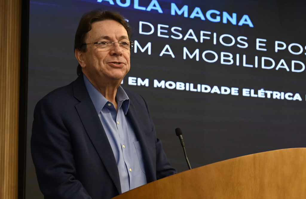 Gustavo Leal, do SENAI Nacional: “curso focado na descarbonização da cadeia automotiva brasileira (foto: Fabrício de Almeida e Silva)