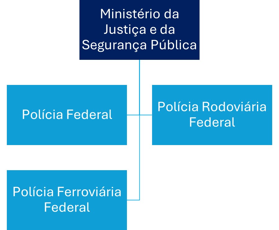 Fluxograma dos órgãos de segurança