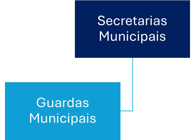 Fluxograma dos órgãos de segurança